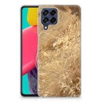 Samsung Galaxy M53 | TPU | Siliconen hoesje | Marmer Creme - thumbnail