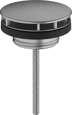 Hansgrohe afvoergarnituur niet afsluitbaar, voor wastafels, Brushed Black Chrome