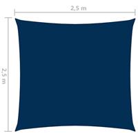Zonnescherm vierkant 2,5x2,5 m oxford stof blauw - thumbnail