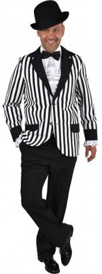 Colbert streep zwart/wit elite