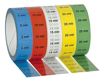 Showgear Showgear Markertape 25 mm/33 m indicator, wit