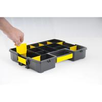 STANLEY SortMaster Junior Assortimentsdoos Universeel (b x h x d) 292 x 67 x 375 mm Aantal vakken: 14 Inhoud 1 stuk(s) - thumbnail