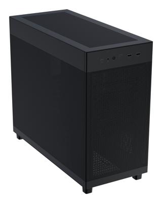 ASUS prime ap303 - mesh panel midi tower behuizing (zwart | 2x usb-a | 1x usb-c)