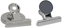 MAUL papierklem bulldogclip magnetisch 40mm blister 2 verchroomd - thumbnail