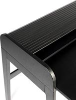 Zuiver Bureau 'Barbier' Eikenhout, kleur Zwart - thumbnail