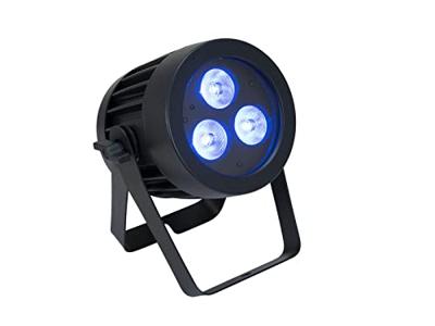 Eurolite LED IP PAR 3x8W QCL Spot DMX LED-lichteffect Aantal LEDs: 3 8 W Zwart