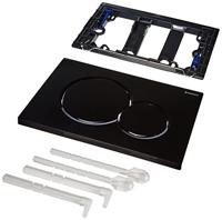Geberit Sigma 01 bedieningspaneel glans zwart voor Sigma reservoirs 8cm (UP720) en 12cm (UP320) - thumbnail