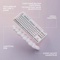 Logitech G G715 TKL toetsenbord Draadloos Wit - GX Brown Tactile - thumbnail