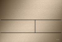 Bedieningsplaat Toilet TECE Square II Geborsteld Rood Goud TECE - thumbnail