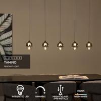 Lucide TAMINO - Hanglamp - LED Dimb. - 5x5,6W 3000K - Zwart - thumbnail