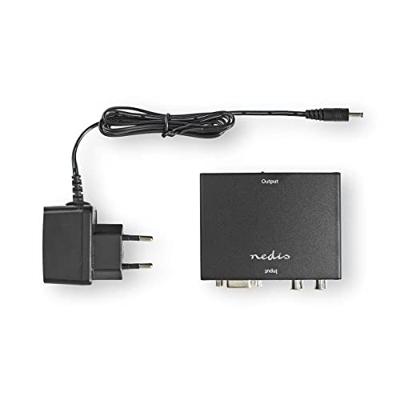 VGA-naar-HDMI-Converter | 1-Wegs - VGA + 2x RCA (L/R)-Ingang | HDMI-Uitgang