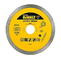 DeWALT DT3715 Diamantzaagblad 110mm nat/droog voor tegelzaagmachine - thumbnail