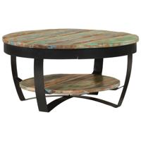Salontafel 65x32 cm massief gerecycled hout - thumbnail