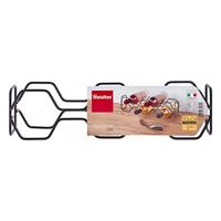Metaltex wijnrek hexagon voor 15 flessen 43x12x34 zwart - thumbnail