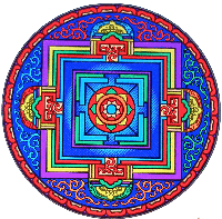 Raamsticker Vajra Mandala - thumbnail