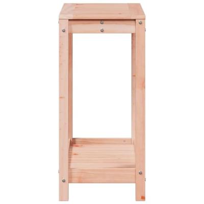 VidaXL Oppottafel met schap 82,5x35x75 cm massief douglashout