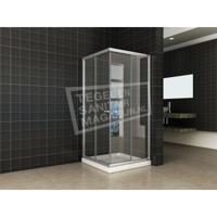 Wiesbaden eco hoekinstap douchecabine 5 mm 800x800x1900 helder glas - thumbnail