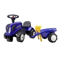 Falk New Holland Looptractor Set Blauw - thumbnail
