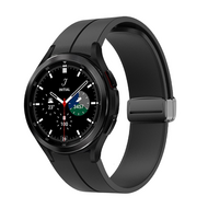 D-buckle sportbandje - Zwart - Samsung Galaxy Watch 4 Classic - 42mm & 46mm - thumbnail
