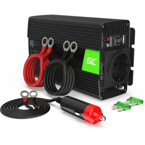 Green Cell INV02DE netvoeding & inverter Auto 300 W Zwart