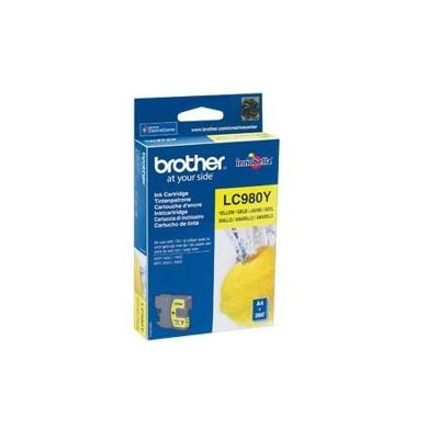 Brother inktcartridge, 260 pagina&apos;s, OEM LC-980Y, geel - thumbnail