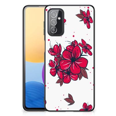 Samsung Galaxy M52 Bloemen Hoesje Blossom Red Samsung Galaxy M52 Bloemen Hoesje Blossom Red