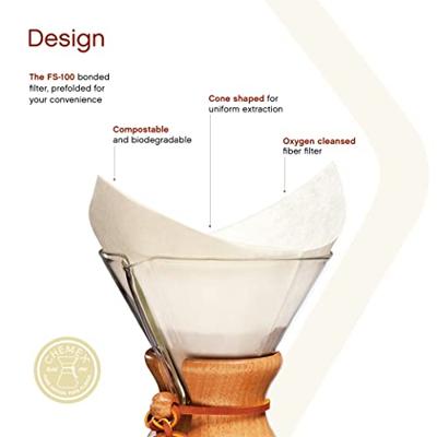 Chemex koffiefilters - FS-100 Bonded (gevouwen) - 100 stuks
