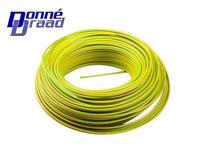 VD draad Donne VD installatiedraad 2,5mm Geel/Groen rol 100 meter - thumbnail