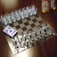 Out Of The Blue Schaak Drankspel Met Shotglaasjes - thumbnail