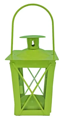 Mini Conische Lantaarn 9cm Lime Groen
