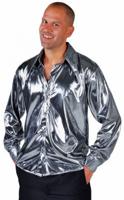 Blouse metallic zilver elite - thumbnail