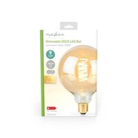 Nedis LED-Filamentlamp E27 | G95 | 3.8 W | 250 lm | 2100 K | 1 stuks - LBE27G95GD LBE27G95GD - thumbnail