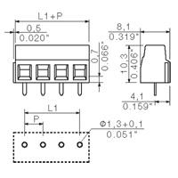 Weidmüller 1912520000 Klemschroefblok 1.5 mm² Aantal polen 2 Oranje 100 stuk(s) - thumbnail