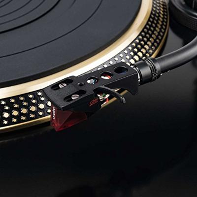 Reloop Turn 5 - kwarts-gestuurde hifi-draaitafel met krachtige aandrijving, collectorloze, directe DC-motor, aluminium platenschaal, statisch uitgebalanceerde S-vormige toonarm