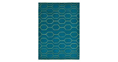 Wedgwood - Arris Teal 37307 - 170x240 cm Vloerkleed