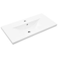 Badkamermeubelset bewerkt hout oud houtkleurig - thumbnail