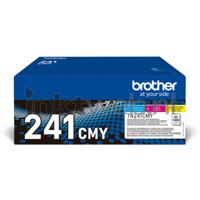 Pack Toners TN241CMY-BROTHER-Cyaan, Magenta, Geel-3x1400 p.-DCP-9015, DCP-9020, HL-3140, HL-3150, HL-3170, MFC-9140, MFC-9330 enz - thumbnail