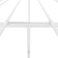 Bedframe metaal wit 120x200 cm - thumbnail