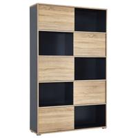 Hoge kantoorkast Mission Antraciet - thumbnail