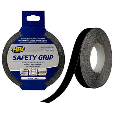 HPX Anti-slip tape | Zwart | 25mm x 18m - SB2518 | 12 stuks SB2518 HPX Anti-slip tape | Zwart | 25mm x 18m - SB2518 | 12 stuks SB2518