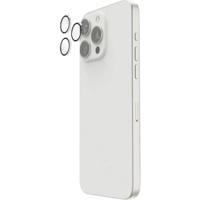 Hama Camerabescherming voor iPhone 16 Pro/16 Pro Max (3 afzonderlijke lenzen, iPhone lensbescherming, schokbestendig, 9H, beschermfolie, case-friendly, cameraafdekking, krasbestendig, pantserglas, - thumbnail