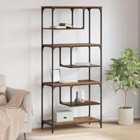 Boekenkast Oud hout 81 x 36 x 176 cm Bewerkt hout - thumbnail