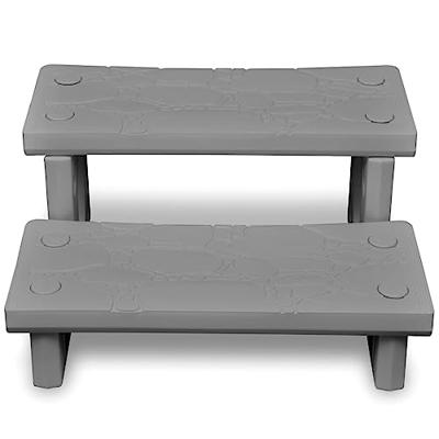 VidaXL Spatrap grijs