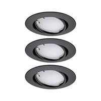 Paulmann 92468 LED-inbouwlamp Set van 3 stuks LED 14.7 W Zwart (mat) - thumbnail