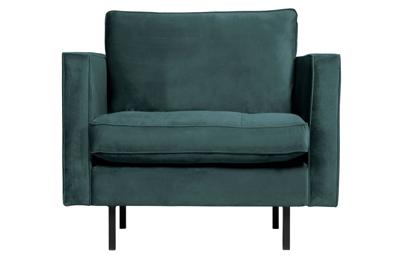 WOOOD Fauteuil 'Rodeo' Velvet, kleur Teal