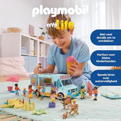 Playmobil® My Life ijscowagen met surfshop - thumbnail