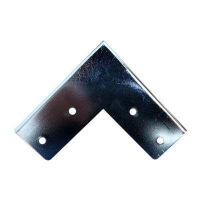 Stalen meubelpoot chroom hoek 3 bij 3 cm en hoogte 13 cm (3 x 3 cm)