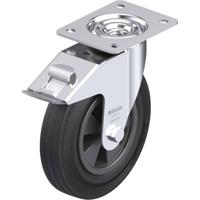 Blickle LE-VPP 200G-FI Zwenkwiel met rem Wieldiameter: 200 mm Draagvermogen (max.): 205 kg 1 stuk(s) - thumbnail