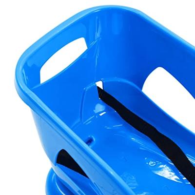 VidaXL Slee met zitje 102,5x40x23 cm polypropeen blauw