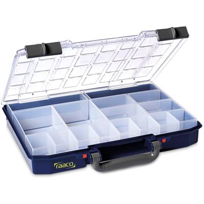 raaco CarryLite 55 4x8-16 Assortimentskoffer (l x b x h) 337 x 278 x 57 mm Aantal vakken: 16 Inhoud 1 stuk(s) raaco CarryLite 55 4x8-16 Assortimentskoffer (l x b x h) 337 x 278 x 57 mm Aantal vakken: 16 Inhoud 1 stuk(s)
